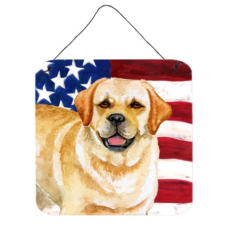 MICASA Golden Retriever Patriotic Wall or Door Hanging Prints MI234414